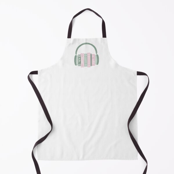 Item preview, Audiobook Matcha Green Book Stack with Headphones designed and sold by winterpumpkin.