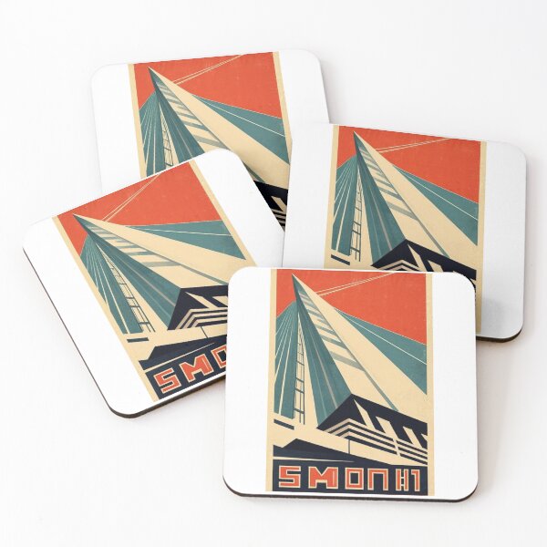 Item preview, Art - Soviet Constructivist Poster, Retro-Futuristic Architectural Style of the 1920s designed and sold by Reverso-Design.