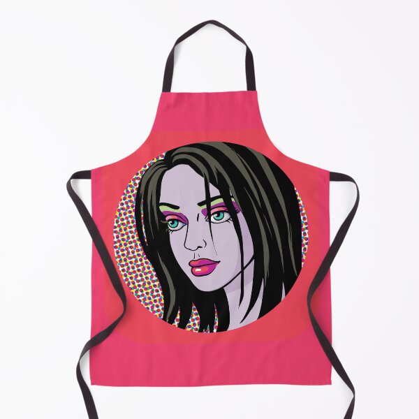 Item preview, Vibrant Pop and Op Art Portrait of a Woman designed and sold by cremedecolor.