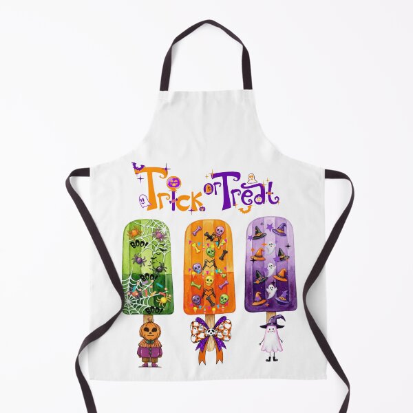 Item preview, Trick or Treat Halloween Popsicles Watercolor Illustration – Cute Spooky Ice Pops designed and sold by VibranPalette.