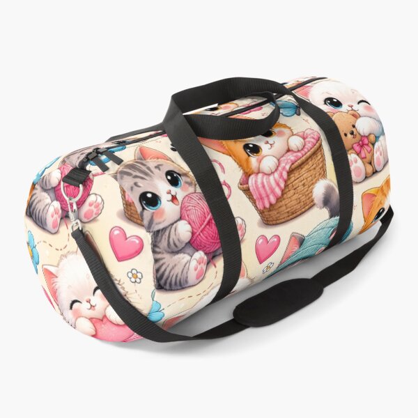 Item preview, Kawaii Cat Pattern Seamless Design designed and sold by Aramdesing.