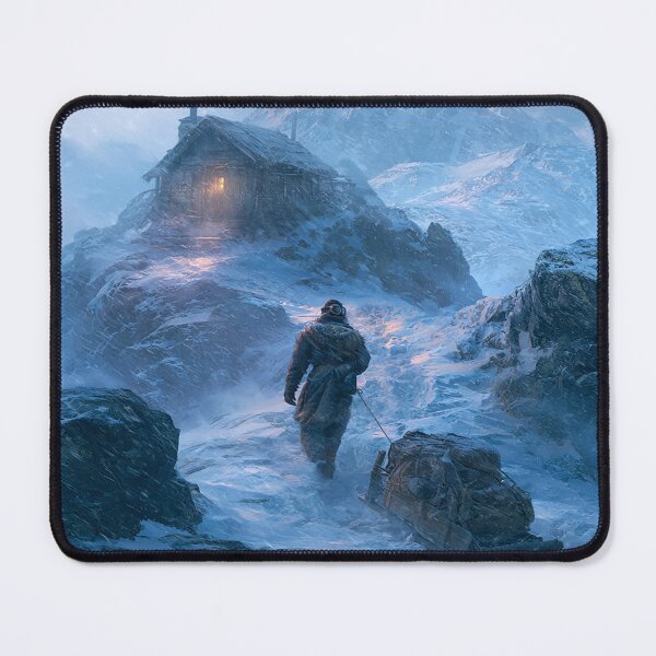 Item preview, "mountain Trapper's Blizzard Journey" designed and sold by SkyKing Ron.