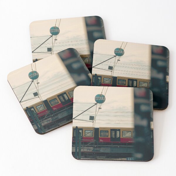 Item preview, Alexanderplatz S-Bahn Train at Dusk designed and sold by Auzyko.