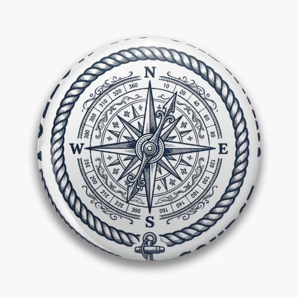 Item preview, Follow No Ordinary Course Nautical Compass designed and sold by vybrex.