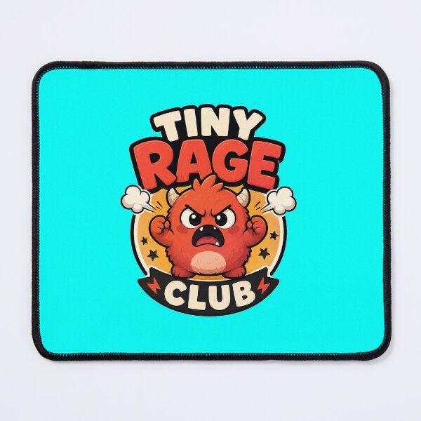 Item preview, Tiny Rage Club - Cute Angry Monster Badge designed and sold by Louis Calveri™.