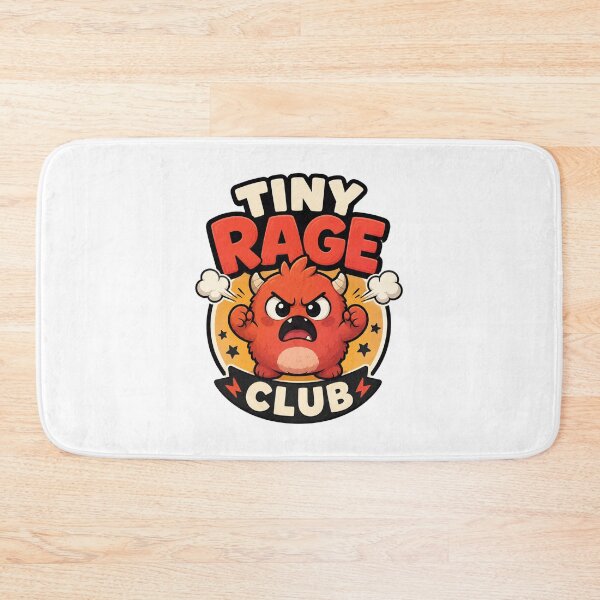 Item preview, Tiny Rage Club - Cute Angry Monster Badge designed and sold by Louis Calveri™.