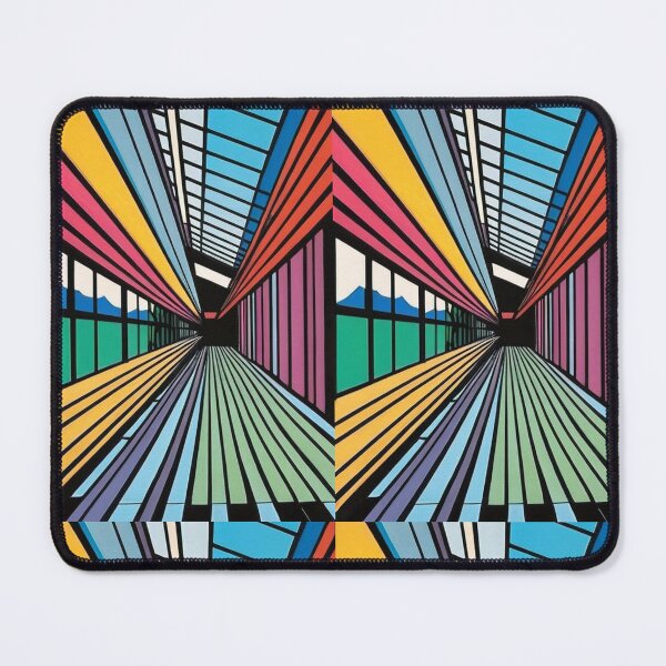 Item preview, Graphic Design - Futuristic Corridor, Pop Art Perspective designed and sold by Reverso-Design.