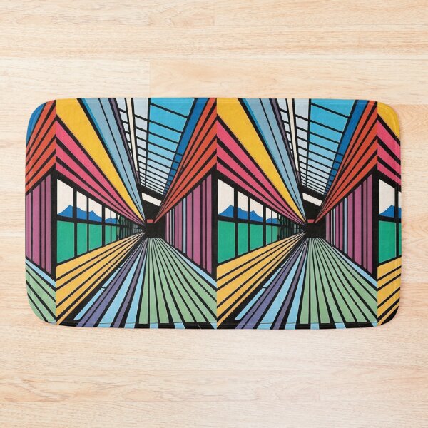 Item preview, Graphic Design - Futuristic Corridor, Pop Art Perspective designed and sold by Reverso-Design.