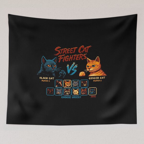 Item preview, Street Cat Fighters designed and sold by World Domination For Cats ®.