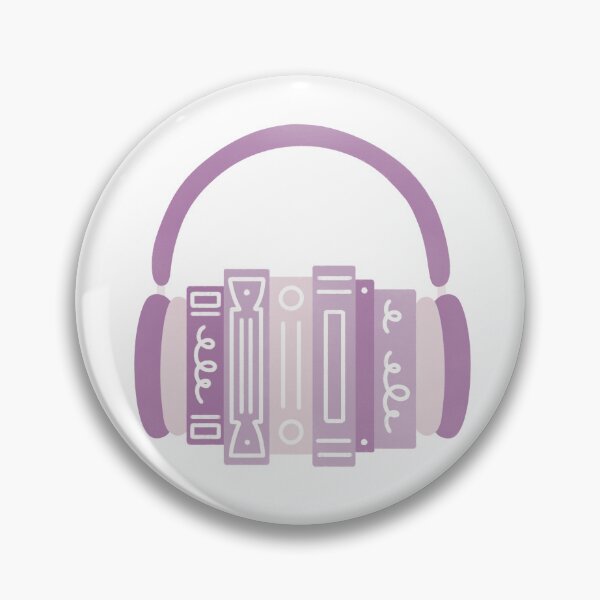 Item preview, Audiobook Purple Book Stack with Headphones designed and sold by winterpumpkin.