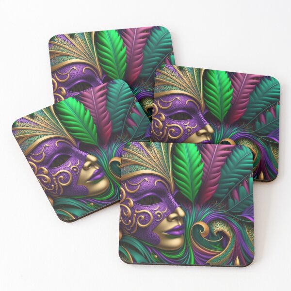 Item preview, Mardi Gras Mask New Orleans Carnival Art designed and sold by GSizzle1.