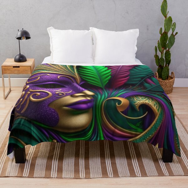 Item preview, Mardi Gras Mask New Orleans Carnival Art designed and sold by GSizzle1.