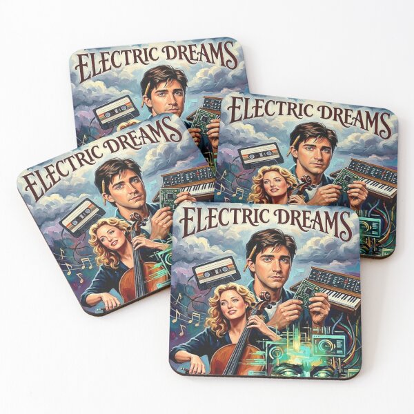 Item preview, Love, Music, and Microchips – Electric Dreams Fine Art Print designed and sold by Art's Diner.