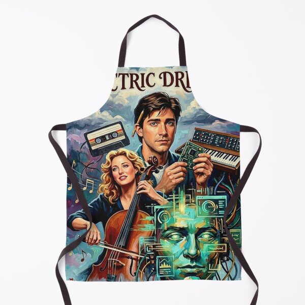 Item preview, Love, Music, and Microchips – Electric Dreams Fine Art Print designed and sold by Art's Diner.