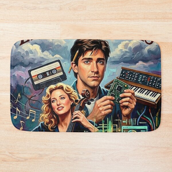 Item preview, Love, Music, and Microchips – Electric Dreams Fine Art Print designed and sold by Art's Diner.