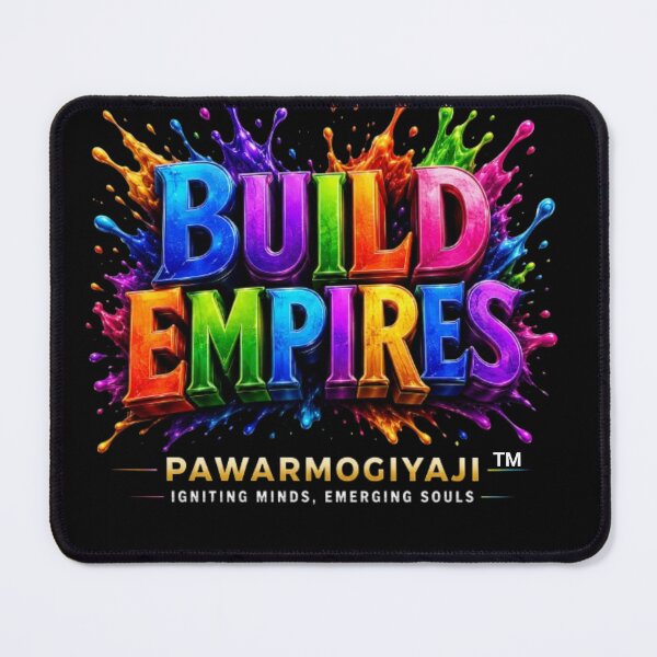Item preview, Build Empires Vibrant Neon Paint Splash Motivational Businessman Art designed and sold by Pawar1999.