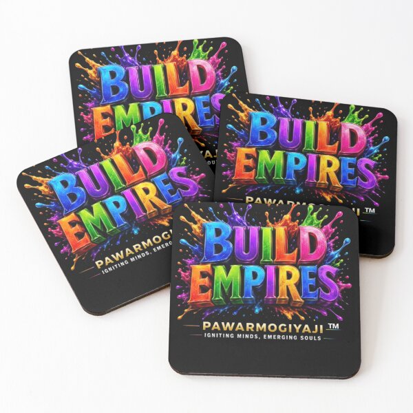 Item preview, Build Empires Vibrant Neon Paint Splash Motivational Businessman Art designed and sold by Pawar1999.