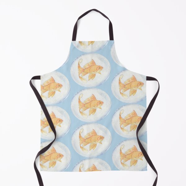 Item preview, Goldfish in bubble painted in watercolor designed and sold by San-shine-arts.