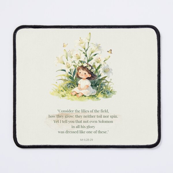 Item preview, Wrapped in His Word | Consider the Lilies of the Field – Matthew 6:28–29 designed and sold by BCapybara.