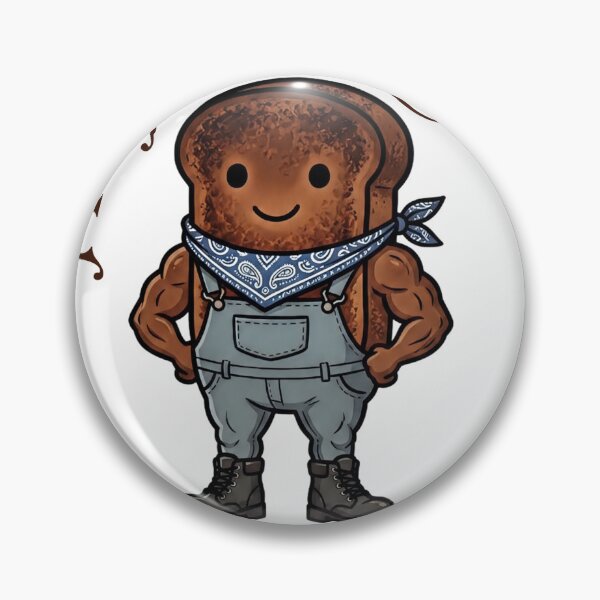 Item preview, Mr. Frank Crumby — Cute Working Dad Bread Kawaii Food Art | Conditioned For Kindness designed and sold by monolithstudio.