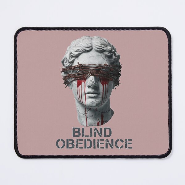 Item preview, Blind Obedience Greek Statue Barbwire Gothic Art designed and sold by puzzell.