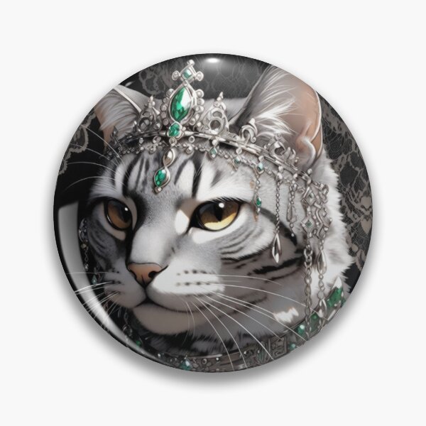 Item preview, Ruby Gothic King Cat Silver Royal Jewelry Armor designed and sold by UmSkelig834.