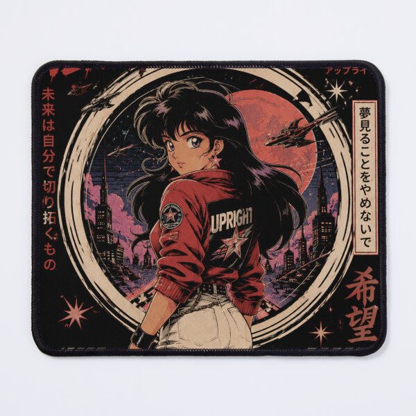 Item preview, Retro Anime Future Girl – New Horizons Sci-Fi Vaporwave Design designed and sold by PunkVerseStudio.