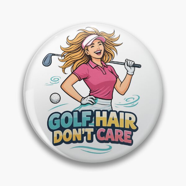 Item preview, Funny Golf Hair Don't Care - Blonde Golfer Girl Gift designed and sold by Print Loft.