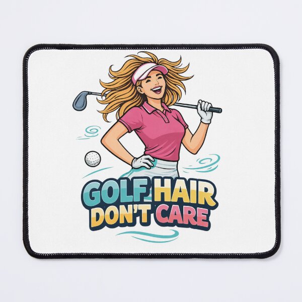 Item preview, Funny Golf Hair Don't Care - Blonde Golfer Girl Gift designed and sold by Print Loft.