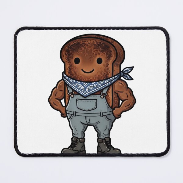 Item preview, Mr. Frank Crumby — Cute Working Dad Bread Kawaii Food Art | Conditioned For Kindness designed and sold by monolithstudio.