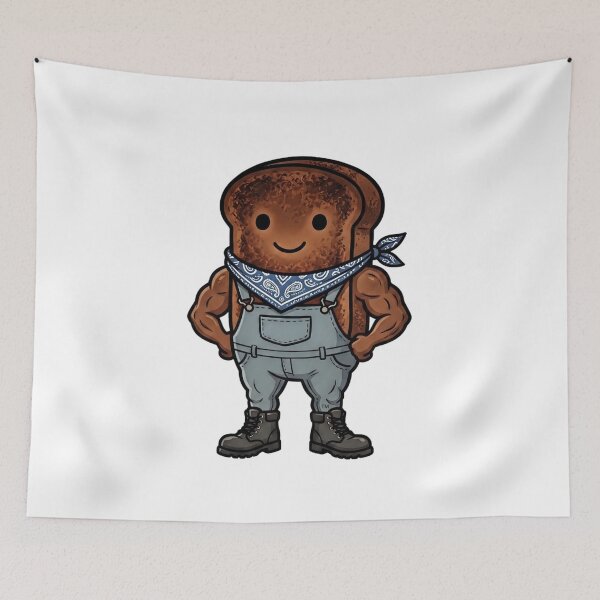 Item preview, Mr. Frank Crumby — Cute Working Dad Bread Kawaii Food Art | Conditioned For Kindness designed and sold by monolithstudio.