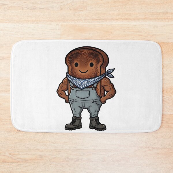 Item preview, Mr. Frank Crumby — Cute Working Dad Bread Kawaii Food Art | Conditioned For Kindness designed and sold by monolithstudio.