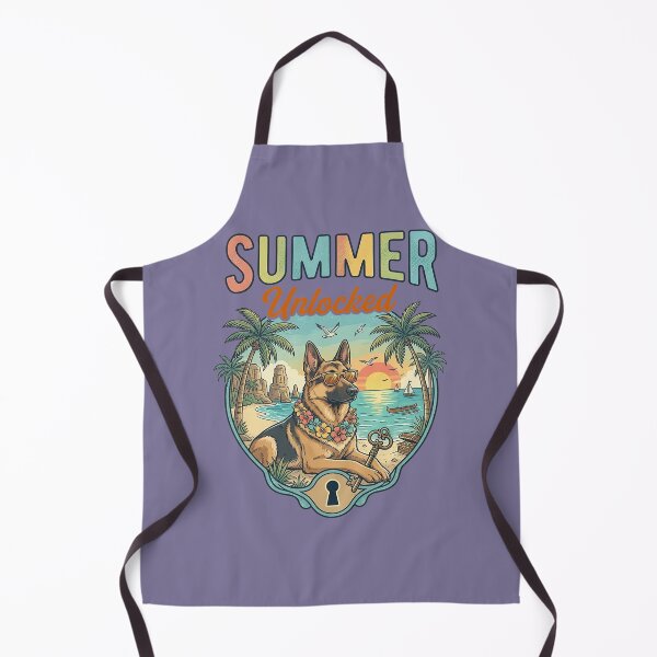 Item preview, Summer Unlocked: Tropical German Shepherd. designed and sold by Endless7Art.