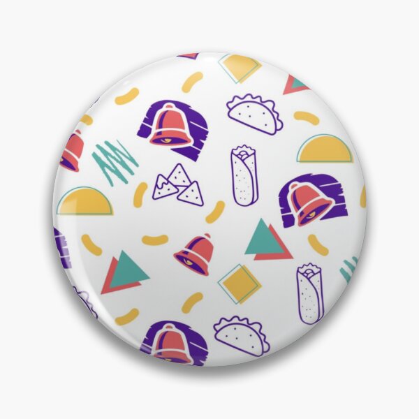 Item preview, Retro taco pattern  designed and sold by Madison Creates.