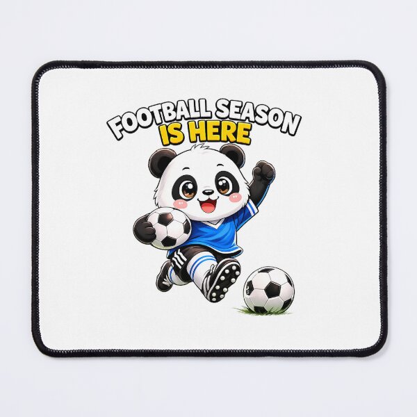 Item preview, Football Season Is Here Cute Panda Soccer Player Kawaii Sports Fan Design designed and sold by snaperos.