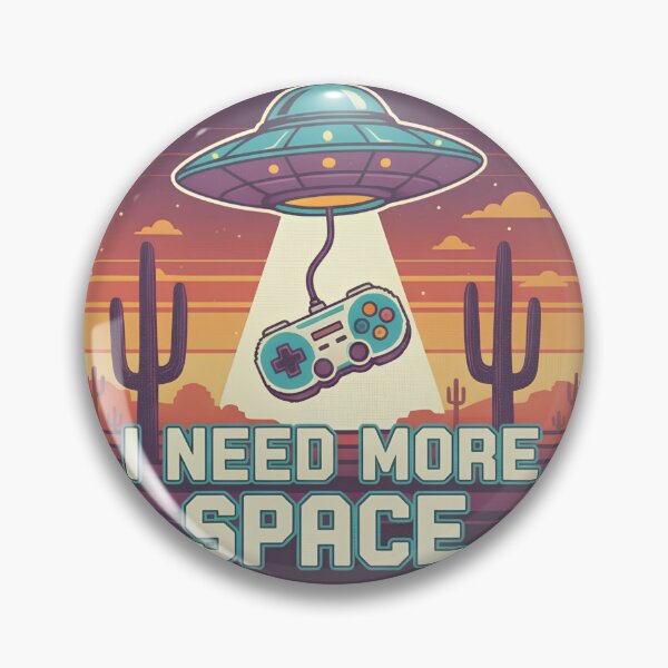 Item preview, Gamer T-shirt "I NEED MORE SPACE" designed and sold by PT PROJECT.