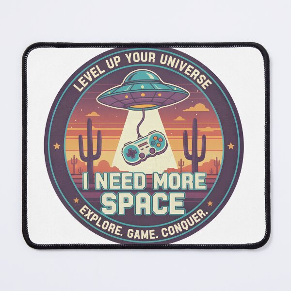 Item preview, Gamer T-shirt "I NEED MORE SPACE" designed and sold by PT PROJECT.