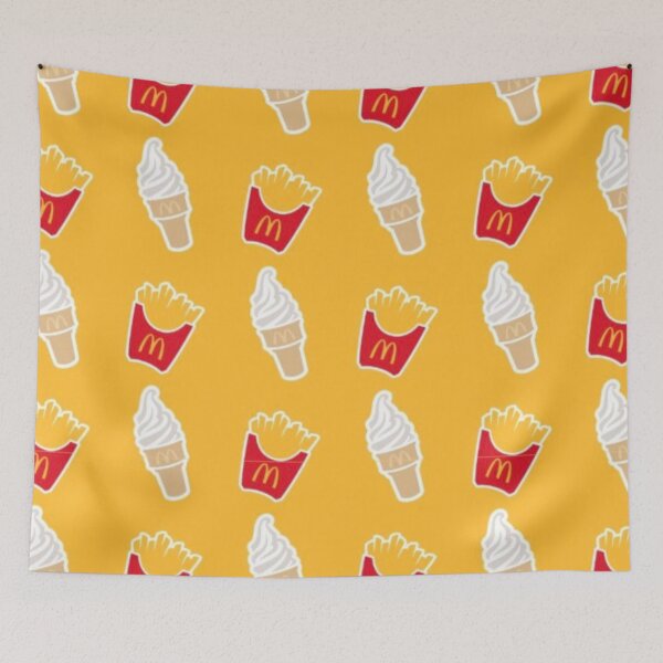 Item preview, Fries and ice cream pattern designed and sold by Madison Creates.