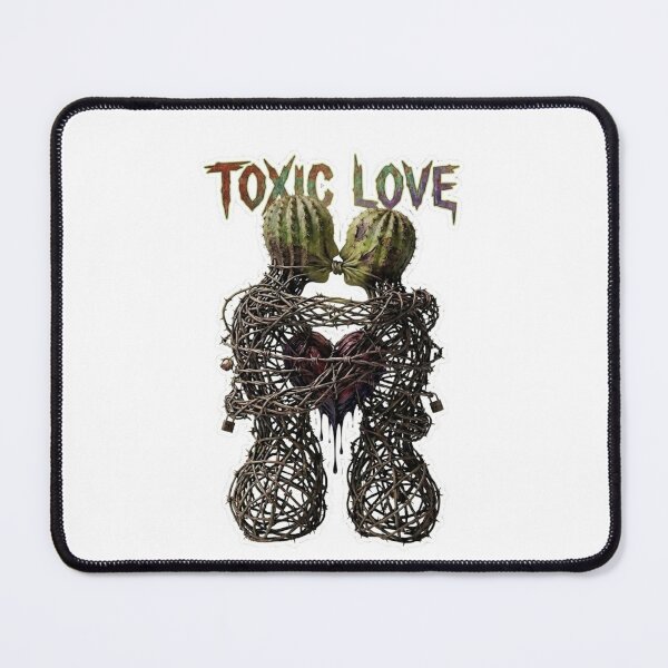 Item preview, Toxic Love Thorny Cactus Hug Gothic Heart Design designed and sold by puzzell.