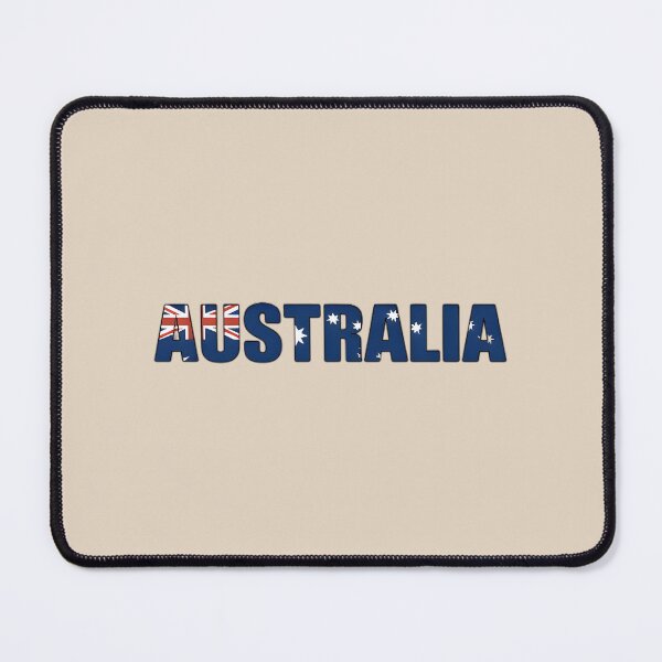 Item preview, Australia text with flag no background designed and sold by CreationsNicB.
