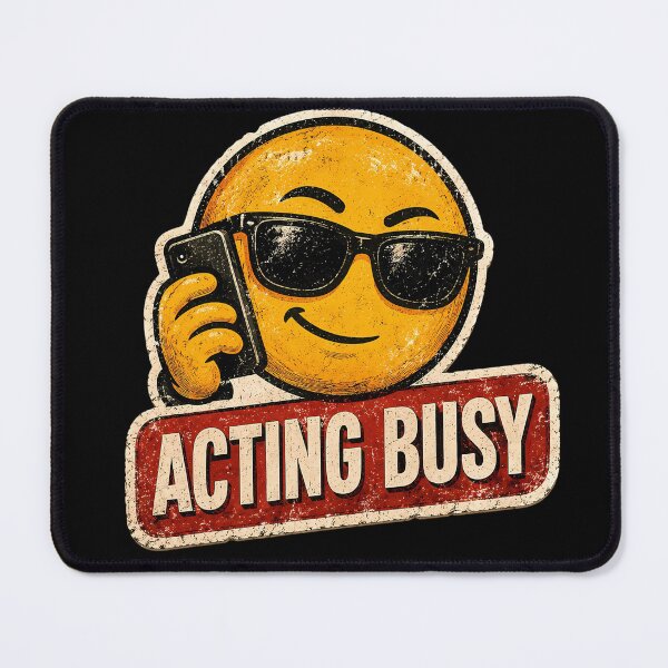Item preview, ACTING BUSY ? designed and sold by lazygum.