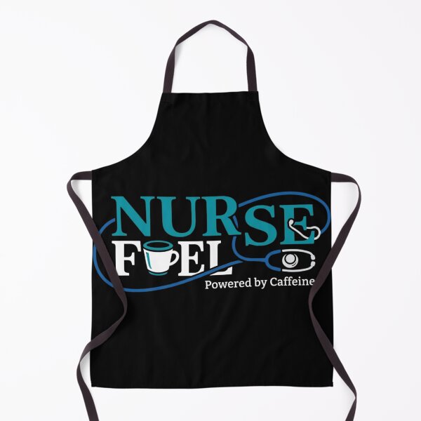 Item preview, Nurse Fuel Powered By Caffeine Funny Stethoscope Typography designed and sold by PACS0011.