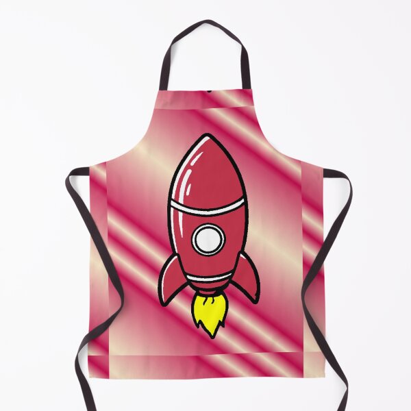 Item preview, Cohete Retro Rojo Kawaii Cartoon Space Rocket Vintage Minimal designed and sold by AstronautMerch.