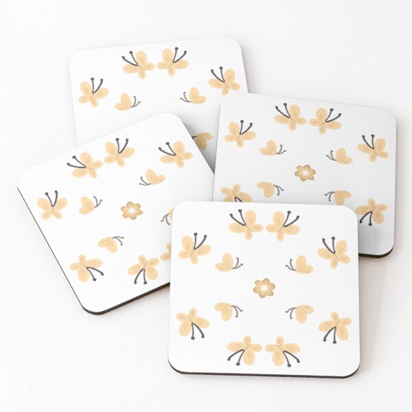 Item preview, Cute Light Peach Butterfly Aesthetic Pattern Sticker Pack designed and sold by Art IN Pack.