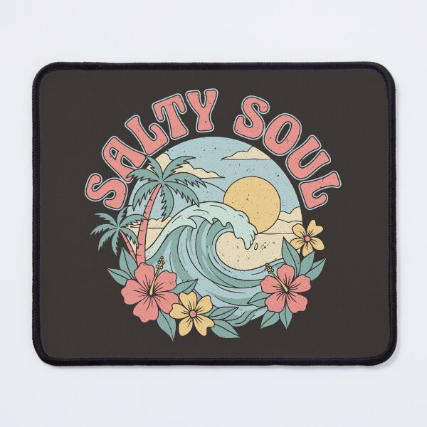 Item preview, Salty Soul Vintage Retro Summer Beach Vacation designed and sold by Y-Vibes.