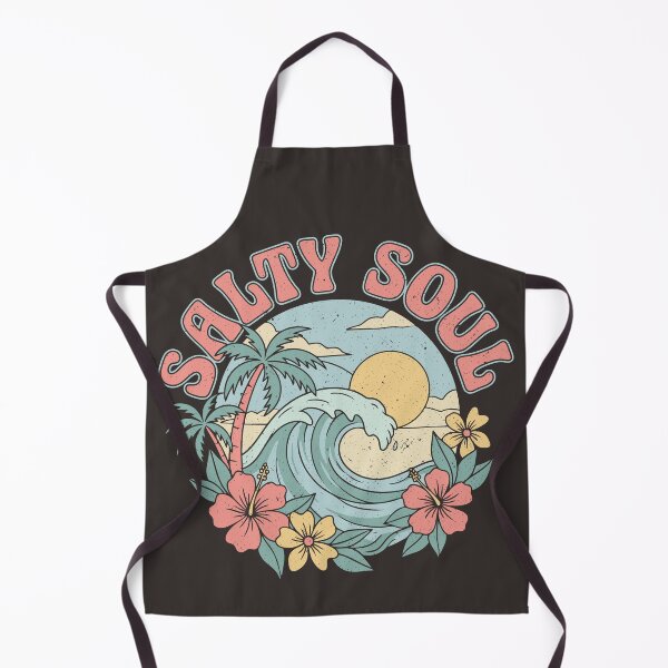 Item preview, Salty Soul Vintage Retro Summer Beach Vacation designed and sold by Y-Vibes.