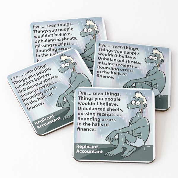 Item preview, Replicant Accountant designed and sold by DoubleCap Design.