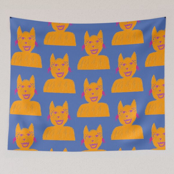 Item preview, Drag Cat Cute Gay Bi Lesbian Trans Pride Print designed and sold by TheSnugGirl.