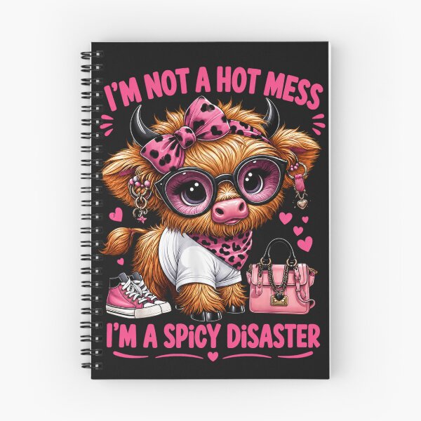 Item preview, I'm Not A Hot Mess I'm A Spicy Disaster designed and sold by INKRebelGraphic.
