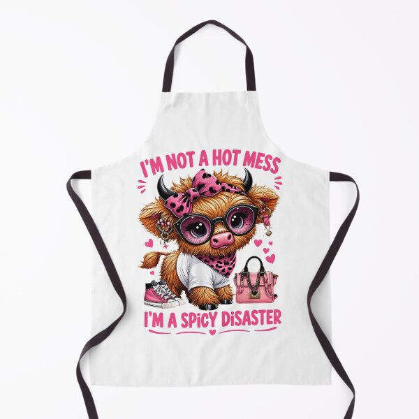 Item preview, I'm Not A Hot Mess I'm A Spicy Disaster designed and sold by INKRebelGraphic.